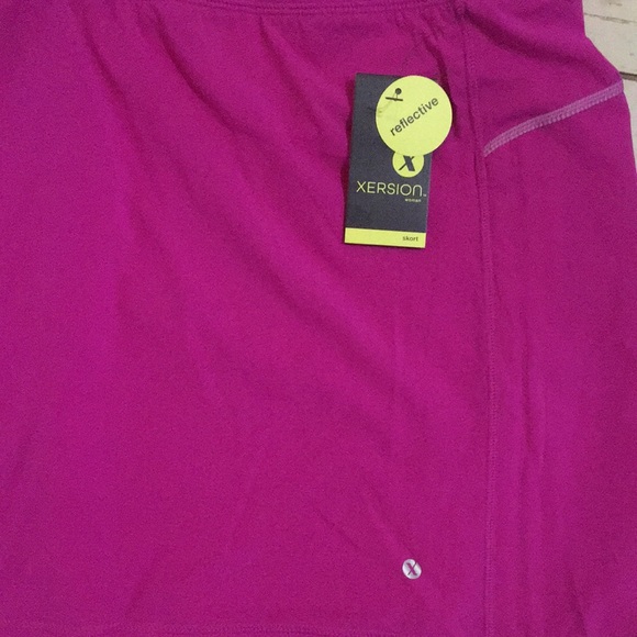 Xersion Performance Athletic Skort Women’s 3X Reflective Athleisure Wear Orchid - Picture 2 of 7